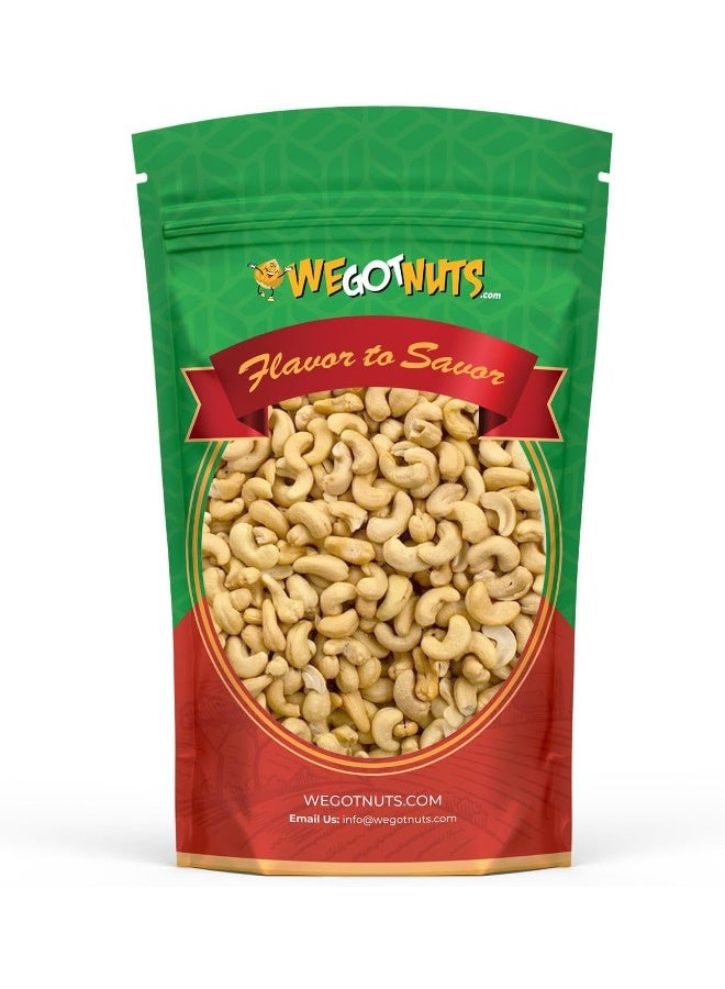 We Got Nuts Raw Whole Unsalted Cashews - 5 lbs.- Premium Quality Kosher Raw Cashews By We Got Nuts - Oil-Free Natural, Healthy & Diet-Friendly Snack - Gourmet Savory Flavor - Air-Tight Resealable Bag Package - Image 1